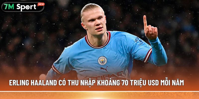 Top 5 cầu thủ lương cao nhất thế giới - Hé lộ các con số 7 Erling Haaland có thu nhập khoảng 70 triệu USD mỗi năm