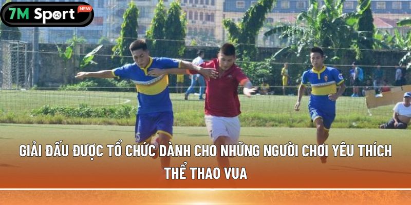 Bóng đá phủi - Hơi thở tự do của tinh thần thể thao phong trào 7 giai dau duoc to chuc danh cho nhung nguoi choi yeu thich the thao vua